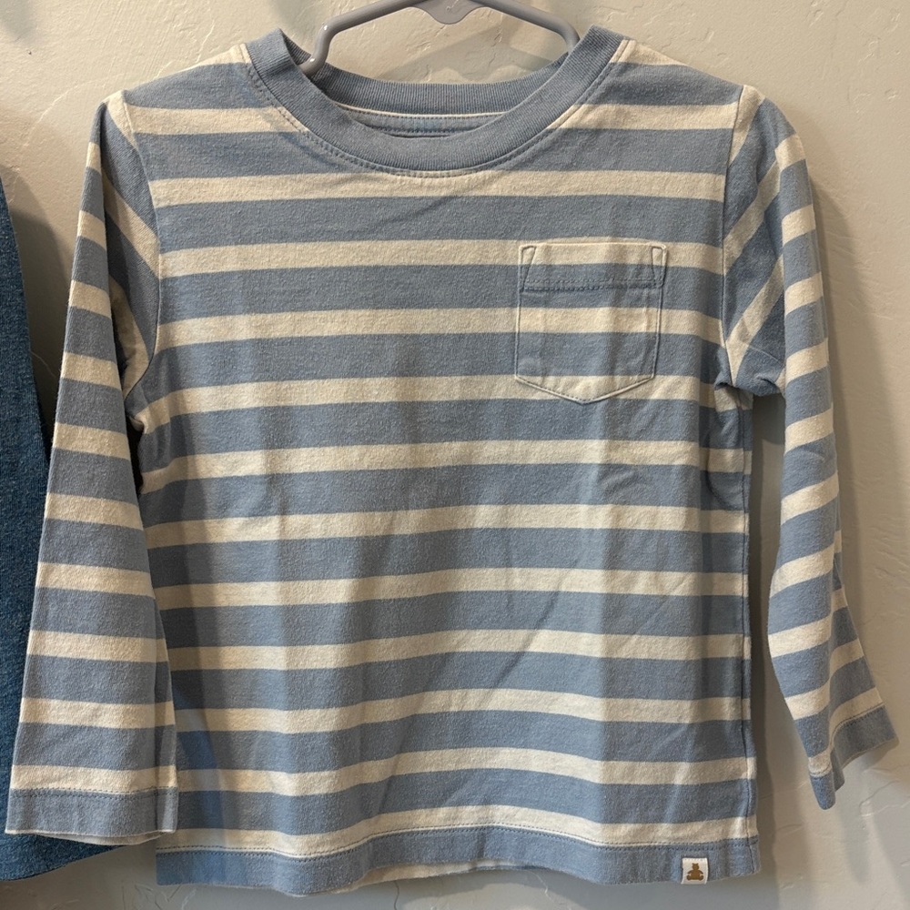 Toddler boy Striped Long Sleeve Tees - Picture 3 of 5